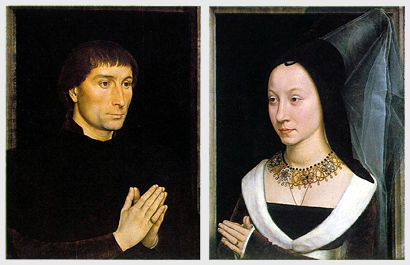 Tommaso Portinari y su mujer. Hans Memling (1470)